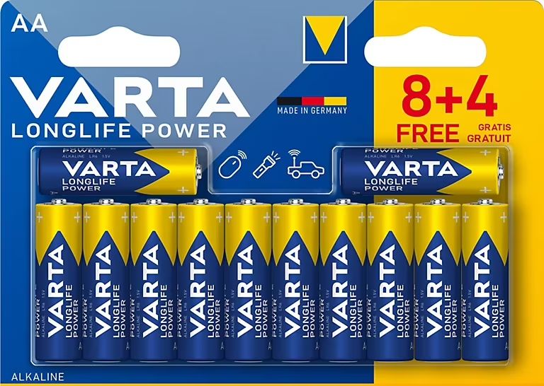 PILE LONG LIFE POWER LR06 BP8+4