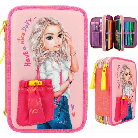 4010070645915-depesche--trousse-triple-topmodel-avec-poche-avant-appliquée