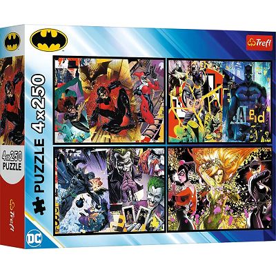 PUZZLE 4*250 BATMAN 13310