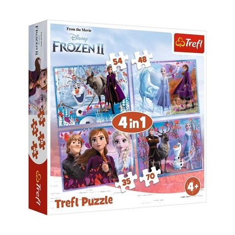 PUZZLE 4EN1 FROZEN 2 34323
