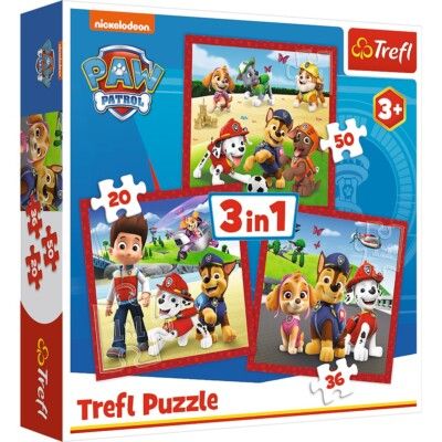 PUZZLE 3EN1 PAW PATROL 