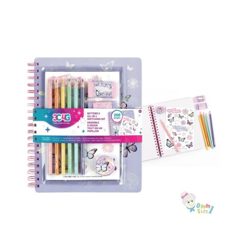 MAKE IT REAL Butterfly All-In-1 Sketching Set