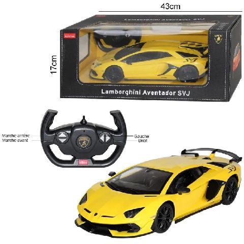 Voiture télécommandée Lamborghini Aventador SVJ Rastar