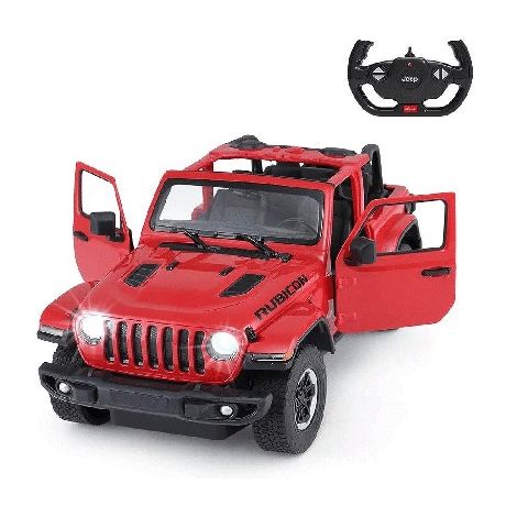 VOITURE JEEP WARNGLER  Rubicon Model Vehicle for Kids, Yellow