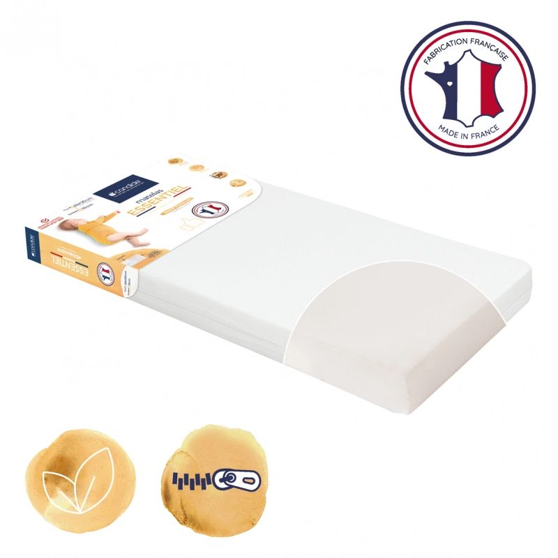 MATELAS ESSENTIEL DEHOUSSABLE 60*120*10CM