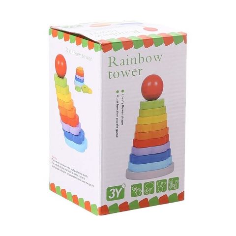 UKR Rainbow Tower Jouet amusant pour enfants