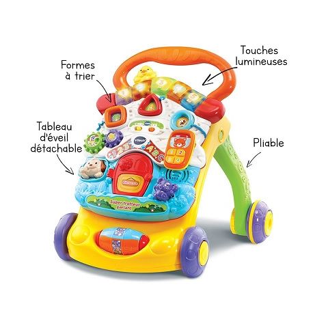 VTECH , Super trotteur parlant 2 en 1 orange