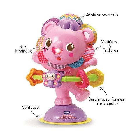 HULA HOOP PETIT LION A VENTOUSE